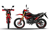 VMC ENDURO 300 (CG250, 21/18) Масл.охлаждение с ЭПТС (арт.24178), RED/WHITE Мотоцикл