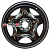 ТЗСК Lada Vesta 6,5x16/4x100 ET50  DIA60,1 черный WHS223851 автомобильный диск