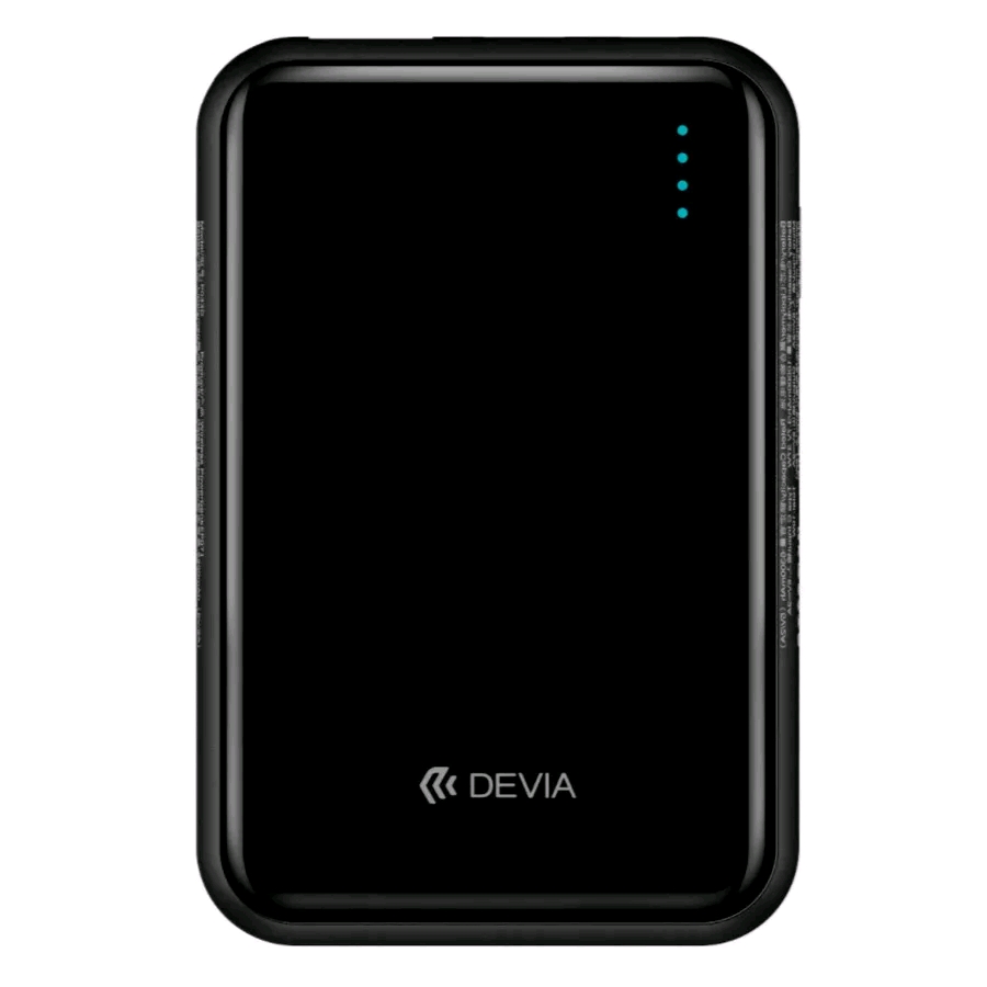Devia Kintone Series Mini Wireless Power Bank 10000mah - Black (6938595327957) Мобильный аккумулятор