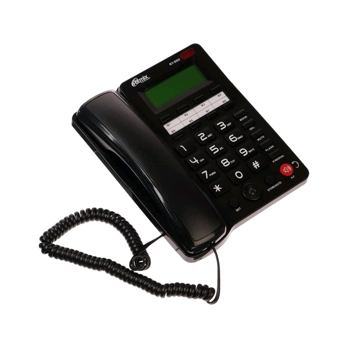 Ritmix RT-550 black Телефон проводной