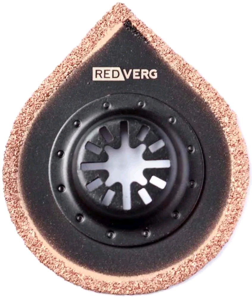 Полотно пильное RedVerg с твердосплавным зерном для МФИ 87х72х0,8мм(820811) Насадка пильная
