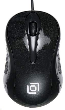 Oklick 385M черный оптическая (1000dpi) USB для ноутбука (2but) Мышь