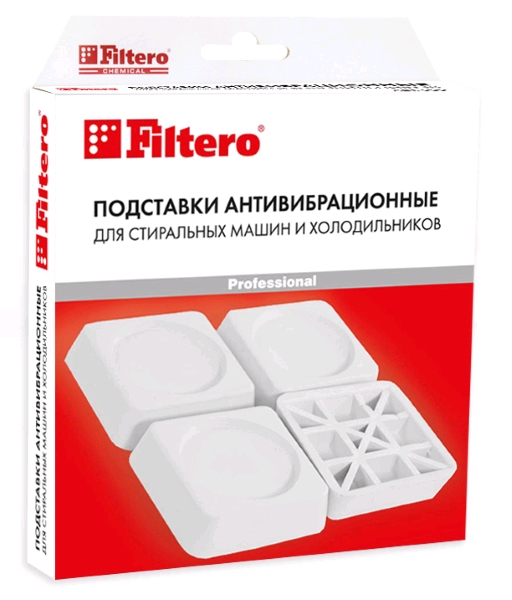 Filtero Антивибрационные для СМ Арт.909 Подставки под ножки