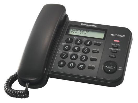 Panasonic KX-TS2356RUB (черный) Телефон проводной