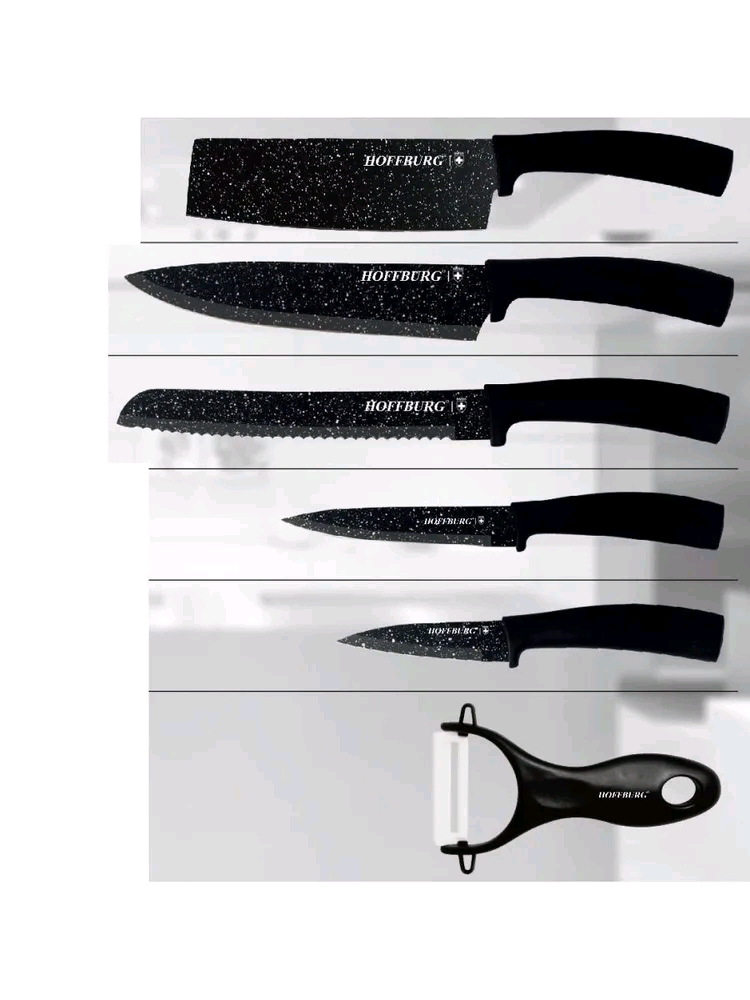 Hoffburg HB-60583 нерж. Набор ножей