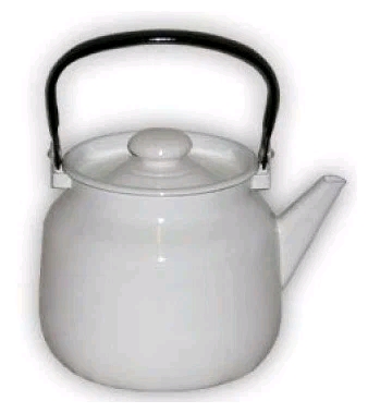 Чайник эмал  3,5 л ЭМЛ без рисунка, 2713/П2/РкЭ чайники для плиты