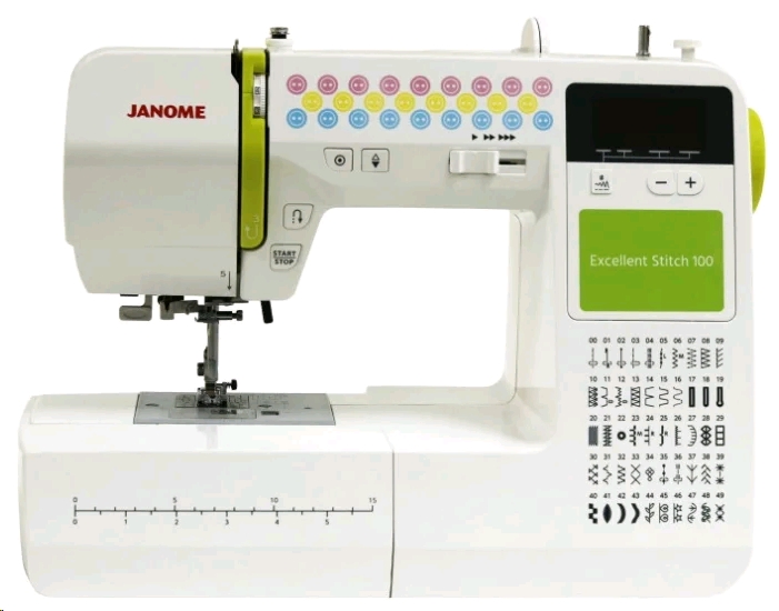 Janome Excellent Stitch 100 белый швейная машина