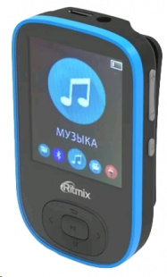 Ritmix RF-5100BT 8Gb Black+Blue MP3 флеш плеер