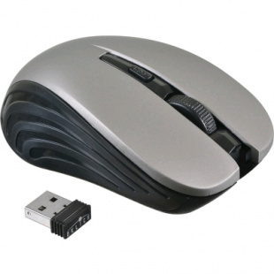 Oklick 545MW черный/серый оптическая (1600dpi) беспроводная USB (3but) Мышь