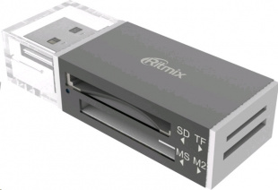 Ritmix CR-2042 silver Устройство чтения карт памяти