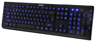 A4Tech KD-600L X-Slim LED Lighting USB Blue Light Клавиатура