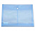 Бюрократ -PK805ABLU пластик 0.18мм синий TRAVEL формат Конверт