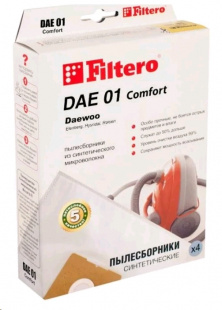 Filtero DAE 01 4) Comfort, пылесборники, 4 шт пылесборники