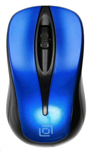 Oklick 675MW черный/синий оптическая (800dpi) беспроводная USB (2but) Мышь