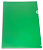 Бюрократ -PK803ANGRN A4 непрозрачный пластик 0.18мм зеленый Конверт