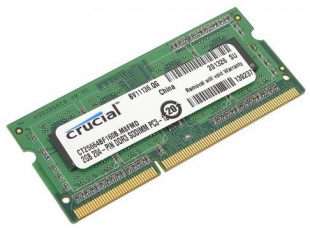 SO-DDR3 2Gb 1600MHz Crucial (CT25664BF160B) RTL Память