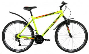 26 Forward Altair MTB HT 26 2.0 (19"/26"18 ск.) желтый/зеленый велосипед