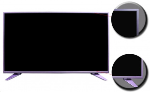 Artel 32AH90G SMART светло-фиолетовый телевизор LCD