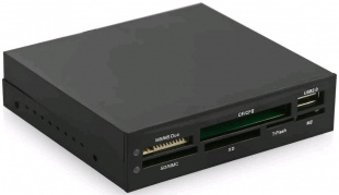 Foxline CR-901-01, 1xUSB2.0, Black Устройство чтения карт памяти