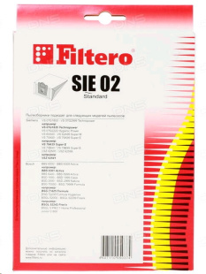 Filtero SIE 02 (5) Standard пылесборники