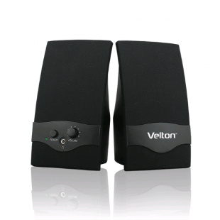 Velton VLT-SP128 2.0, 2Вт(1Вт*2), Аудио выход: 3,5 Jack, питание USB Колонки