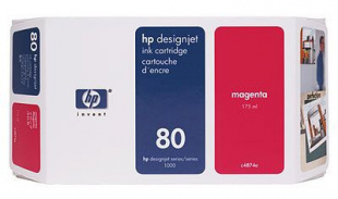 HP Original C4847A №80 magenta for DesignJet 1050, 1055 Картридж