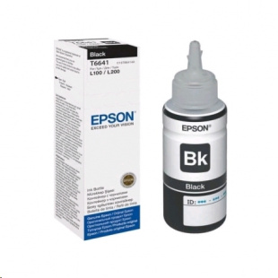 Epson Original T6641 C13T66414A Black для L100 70ml Чернила