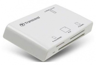 Transcend All in 1 Multi White USB 2.0 Support SDHC (TS-RDP8W) Устройство чтения карт памяти