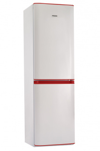 Pozis RK FNF-172 w r белый с рубиновыми накладками холодильник