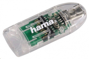 Hama 00091092 прозрачный Устройство чтения карт памяти