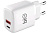 Bion USB-A + USB-C, PowerDelivery, 18 Вт, белый [BXP-ADP-PD-AC-18W] Зарядное устройство