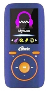 Ritmix RF-4450 4Gb Blue/Orange MP3 флеш плеер