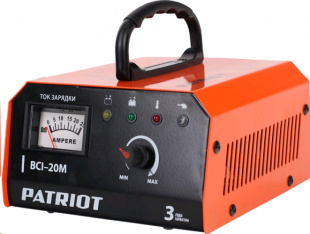 Зарядное устройство "BCI-20M" (PATRIOT) 230В, 12, автом регулировка. Заряд.устройство для авто аккумулятора