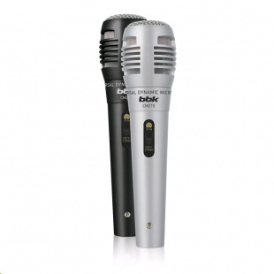BBK CM215 черный/серебро Микрофон