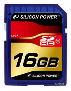 SDHC 16Gb Class10 Silicon Power SP016GBSDH010V10 Флеш карта