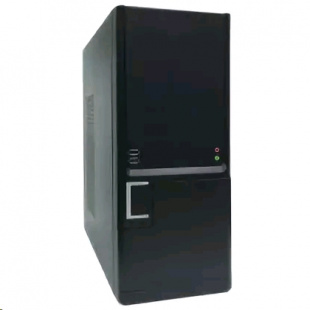 Foxline FL-411B Pentium G4400(3.3GHz)/4Gb/1Tb/R7 240 2Gb/DVDRW/450W/DOS/Black Компьютер
