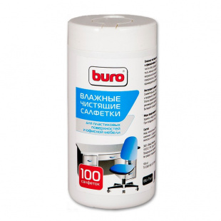 Buro BU-Tsurl туба для поверхностей 100шт Салфетки