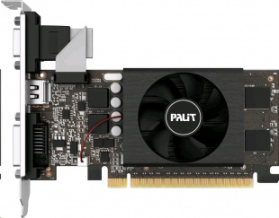 Palit PCI-E PA-GT710-1GD5 nVidia GeForce GT 710 1024Mb 64bit GDDR5 954/2500 DVIx1/HDMIx1/CRTx1/HDCP Видеокарта