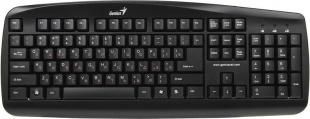 Genius KB-110 PS/2 black Клавиатура