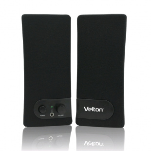 Velton VLT-SP216 2.0, 1Вт(0.5 Вт*2), Аудио выход: 3,5 Jack, питание USB Колонки