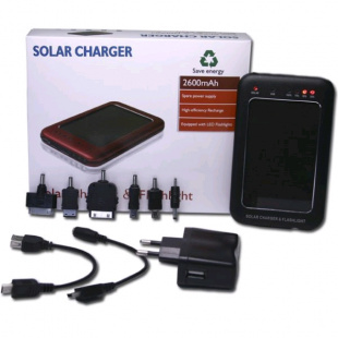 ELTRONIC Power Bank 2600mAh на солнечных батареях (LS067A) Мобильный аккумулятор