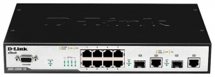 D-Link DES-3200-10 10-Port 10/100Mbps + 2 Combo 1000BASE-T/SFP L2 управл Коммутатор