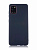 Cиликон матовый для Samsung A31 темно-синий Чехол-накладка