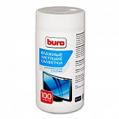 Buro BU-Tscrl туба для экранов и оптики 100шт Салфетки