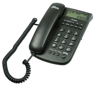 Ritmix RT-440 black Телефон проводной