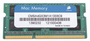 SO-DDR3 4096Mb 1333MHz Corsair (CMSA4GX3M1A1333C9) RTL Память