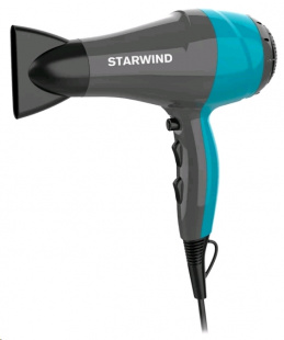 Starwind SHP6104 серый/голубой фен-расческа
