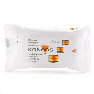 Konoos KSN-15 для экранов, смартфонов, КПК, 15шт. Чистящие средства