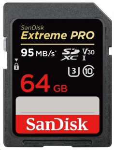 SDXC 64GB Sandisk Extreme Pro V30 UHS-I U3 (SDSDXXY-064G-GN4IN) Флеш карта