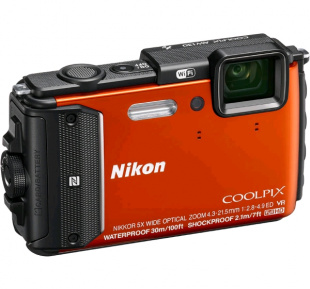 Nikon AW130 orange Фотоаппарат